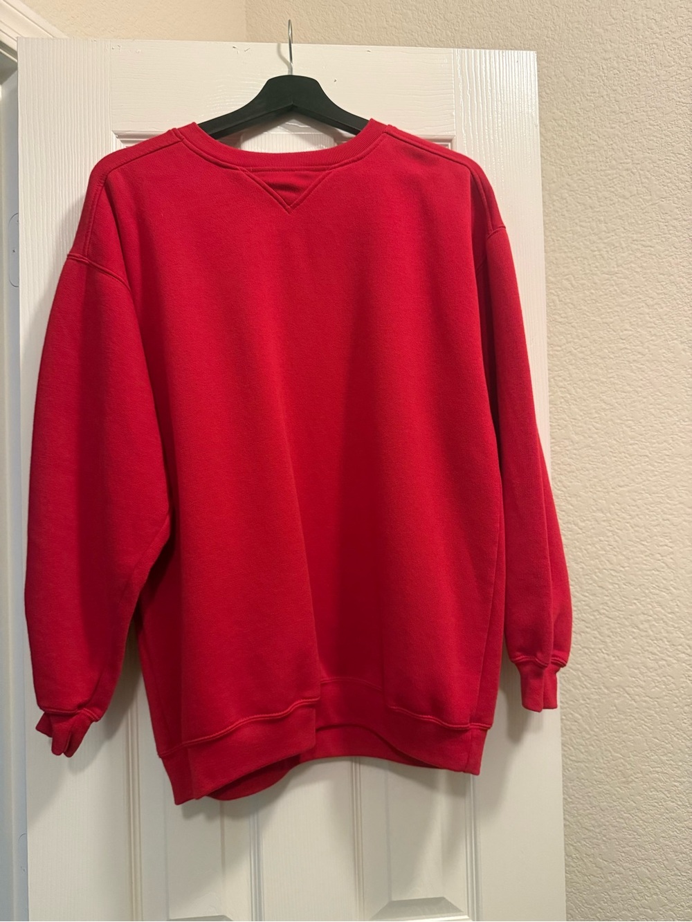 Jennifer Moore Red Crewneck Sweatshirt
